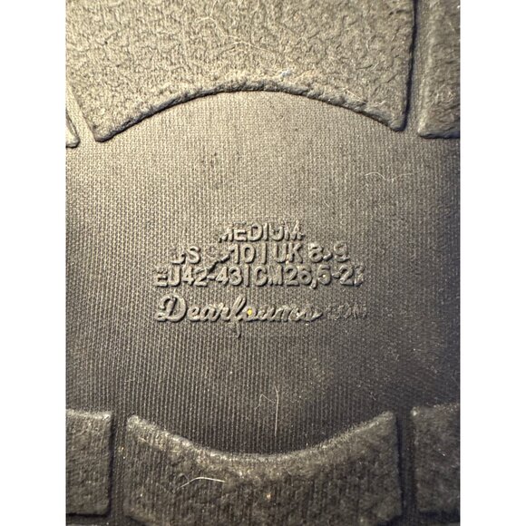 Dearfoam Mens Slipper Sz M (10) AMPUTEE / REPLACEMENT Left Shoe Only Gray Fleece - Picture 4 of 6